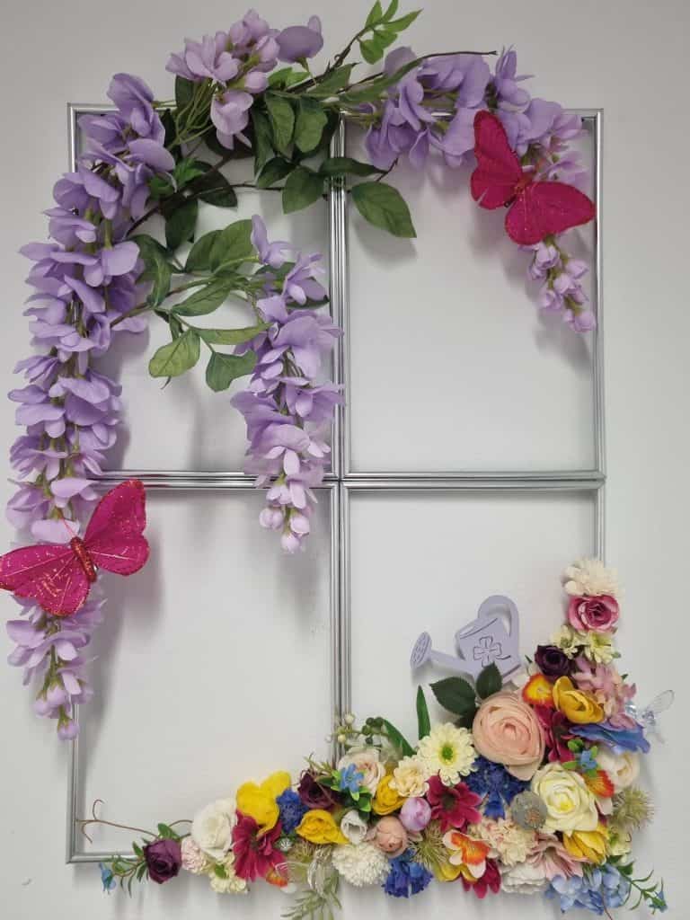 wiosenna dekoracja ścienna