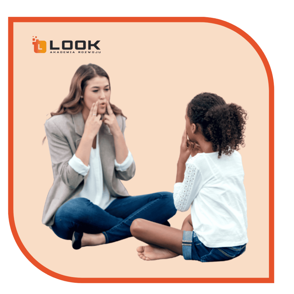 Terapia logopedyczna dziecka z terapeutą w Akademii LOOK w Katowicach